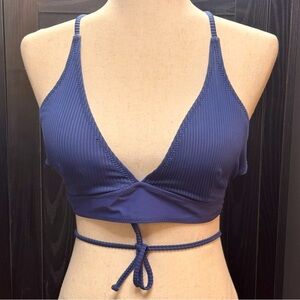 Cupshe Blue Bikini with Modern criss cross Design, size L